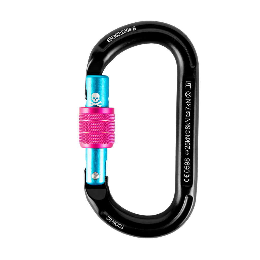 Oval K Locking Carabiner