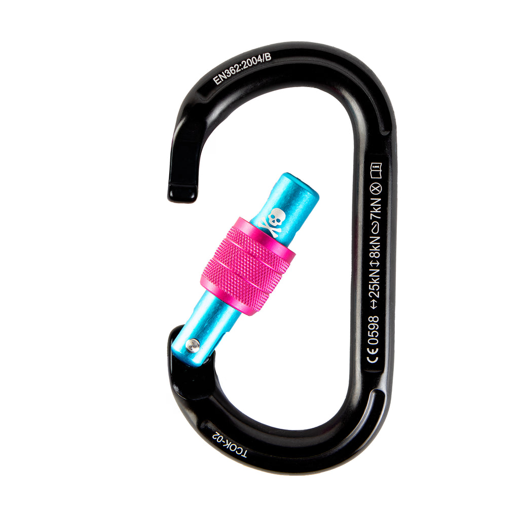 Oval K Locking Carabiner