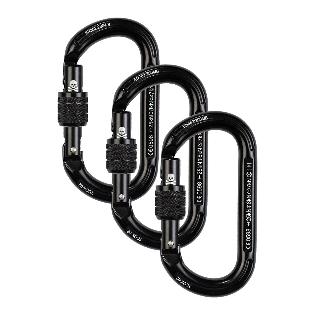Trango Gear Oval K Locking Carabiner 3 - Pack