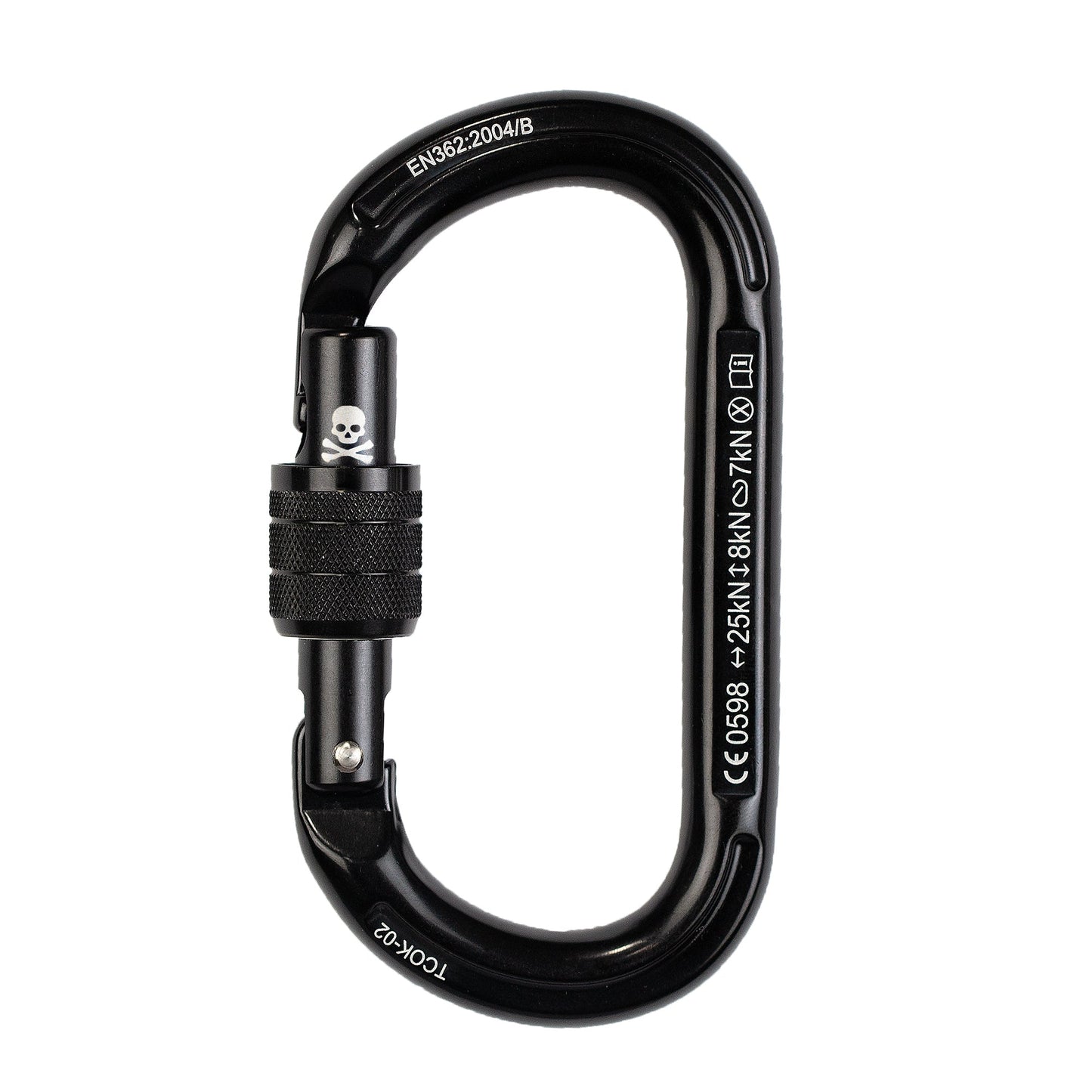 Oval K Locking Carabiner 3-Pack