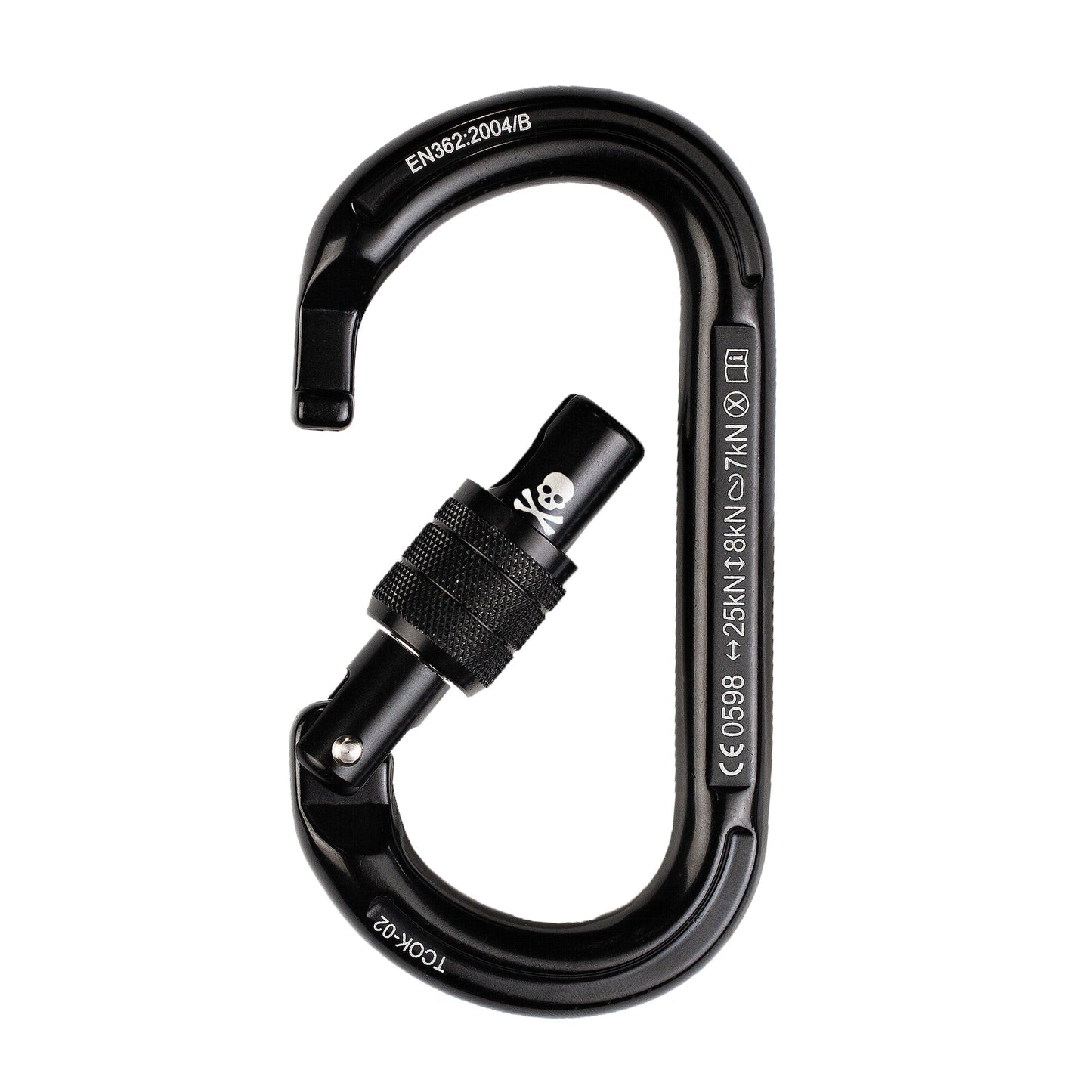 Oval K Locking Carabiner 3-Pack