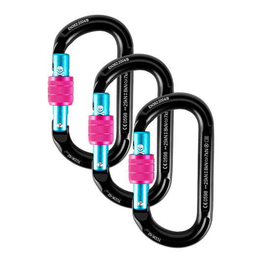 Trango Gear Oval K Locking Carabiner 3 - Pack
